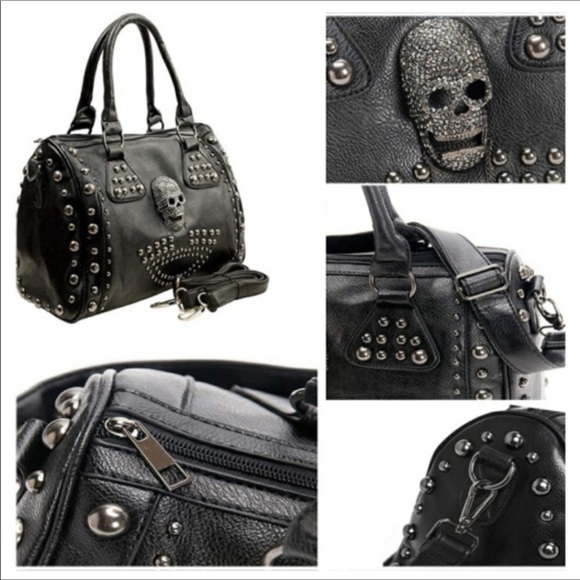 🆕️ Skull Handbag Large Capacity Gothic Style - Picture 6 of 8